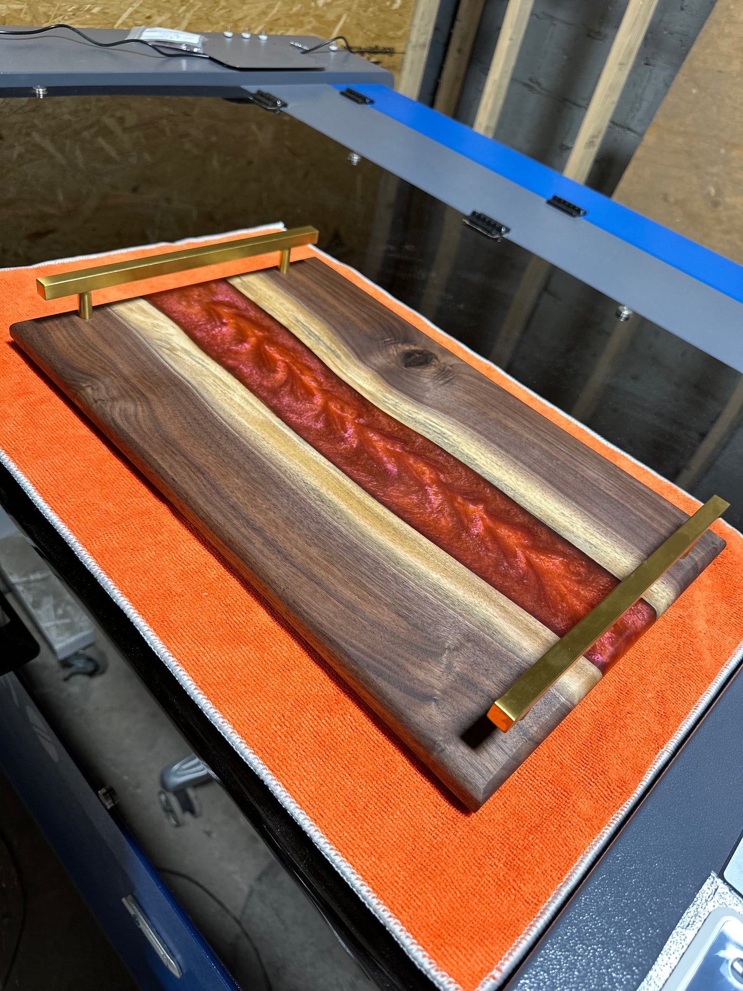 Epoxy river Charcuterie Board