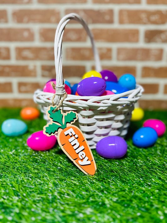 Carrot Tag-Easter Basket-Customizable