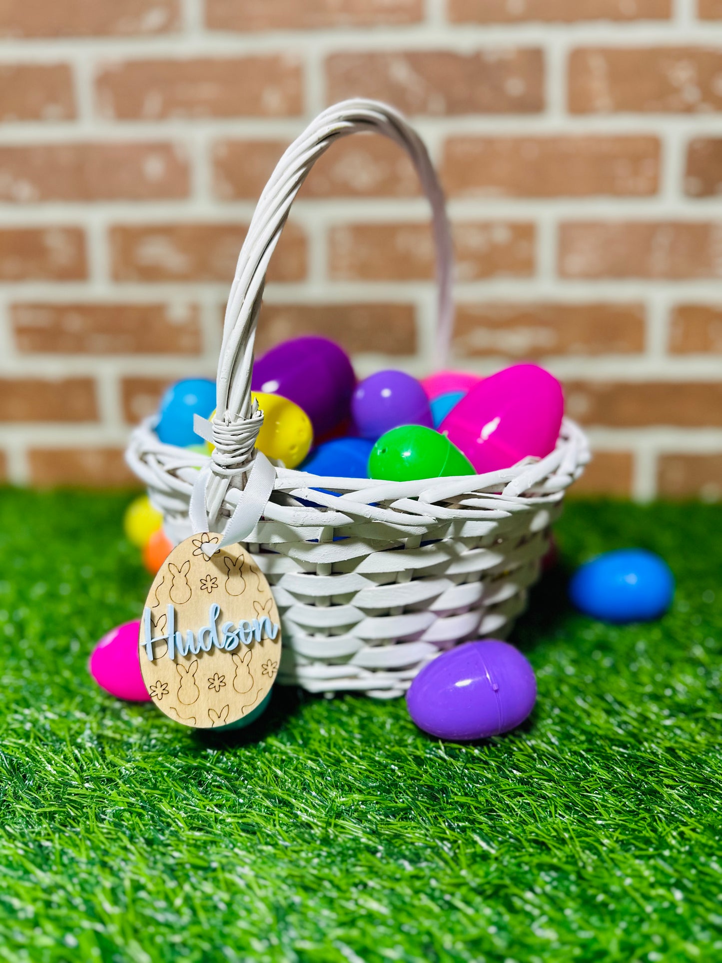 Easter Egg Basket Tag